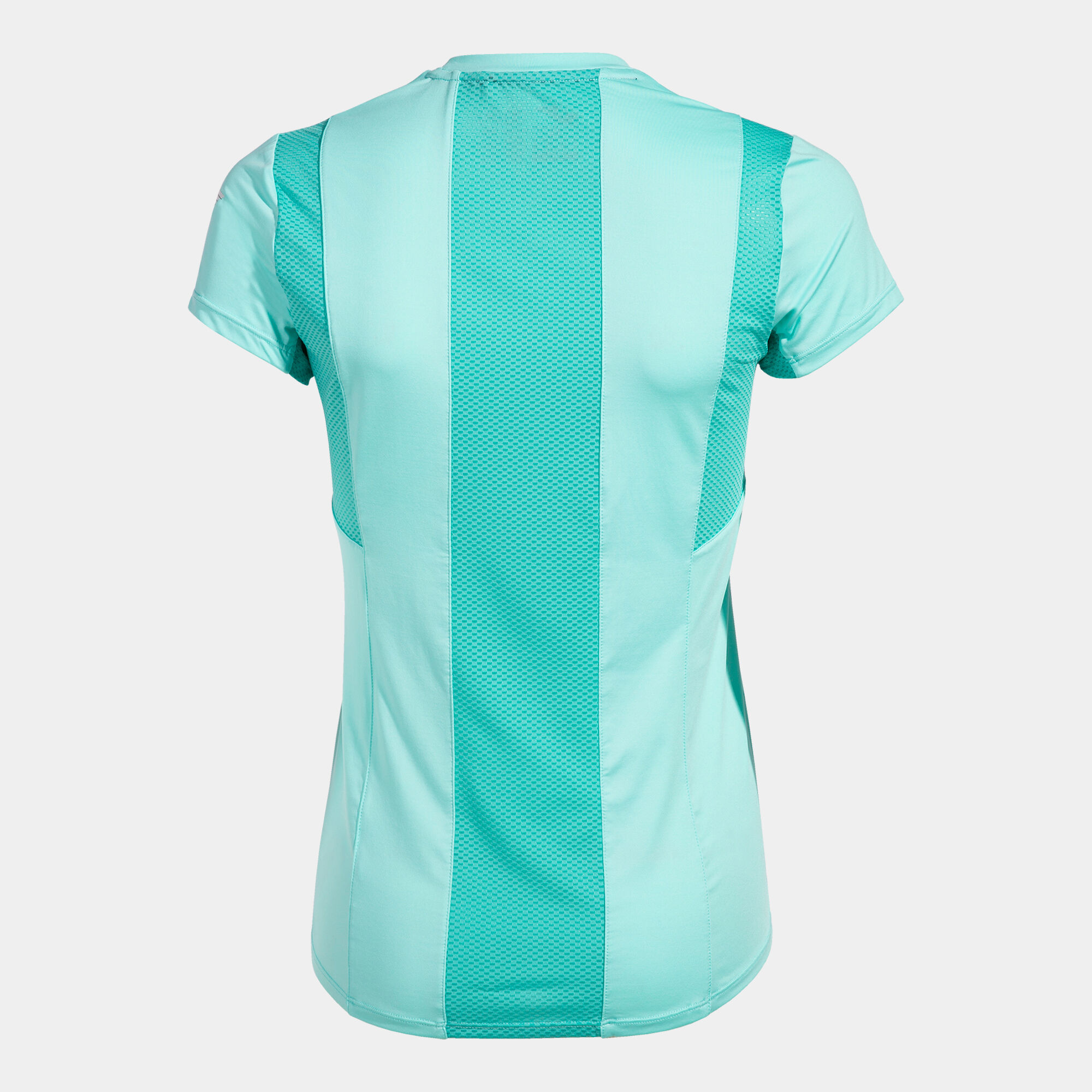 T-shirt manga curta mulher Explorer azul-turquesa