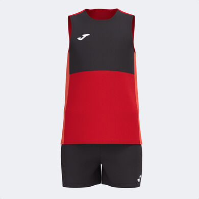 Set boy Kids Camp red black