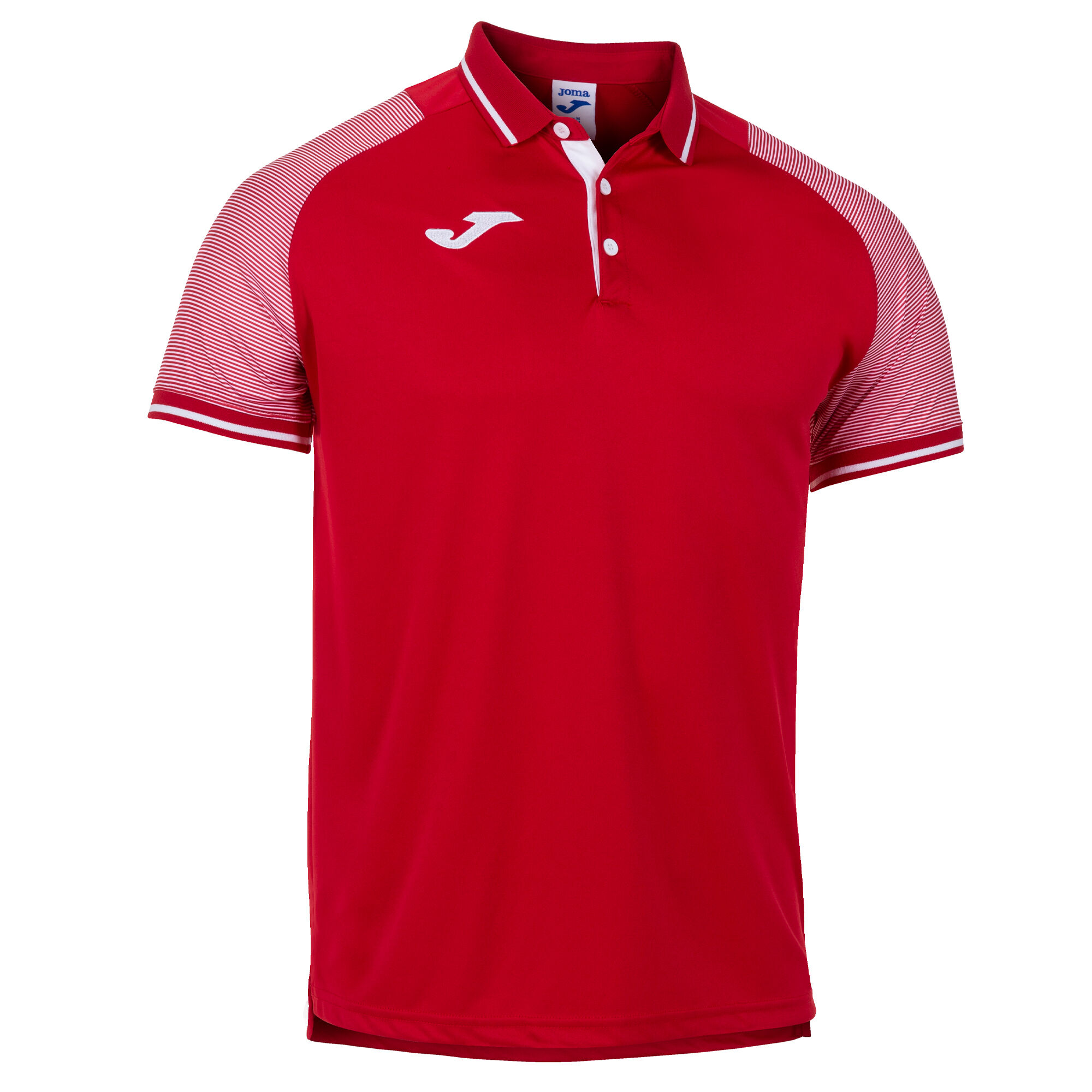 Polo shirt short-sleeve man Essential II red white