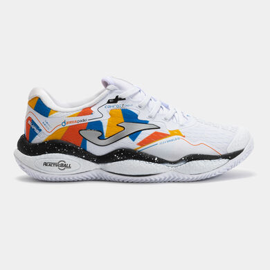 Scarpe Smash Men 25 argilla uomo bianco arancione blu