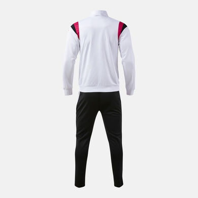 Fato de treino homem Terra branco f&uacute;csia