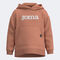 Felpa con cappuccio junior Lion cammello