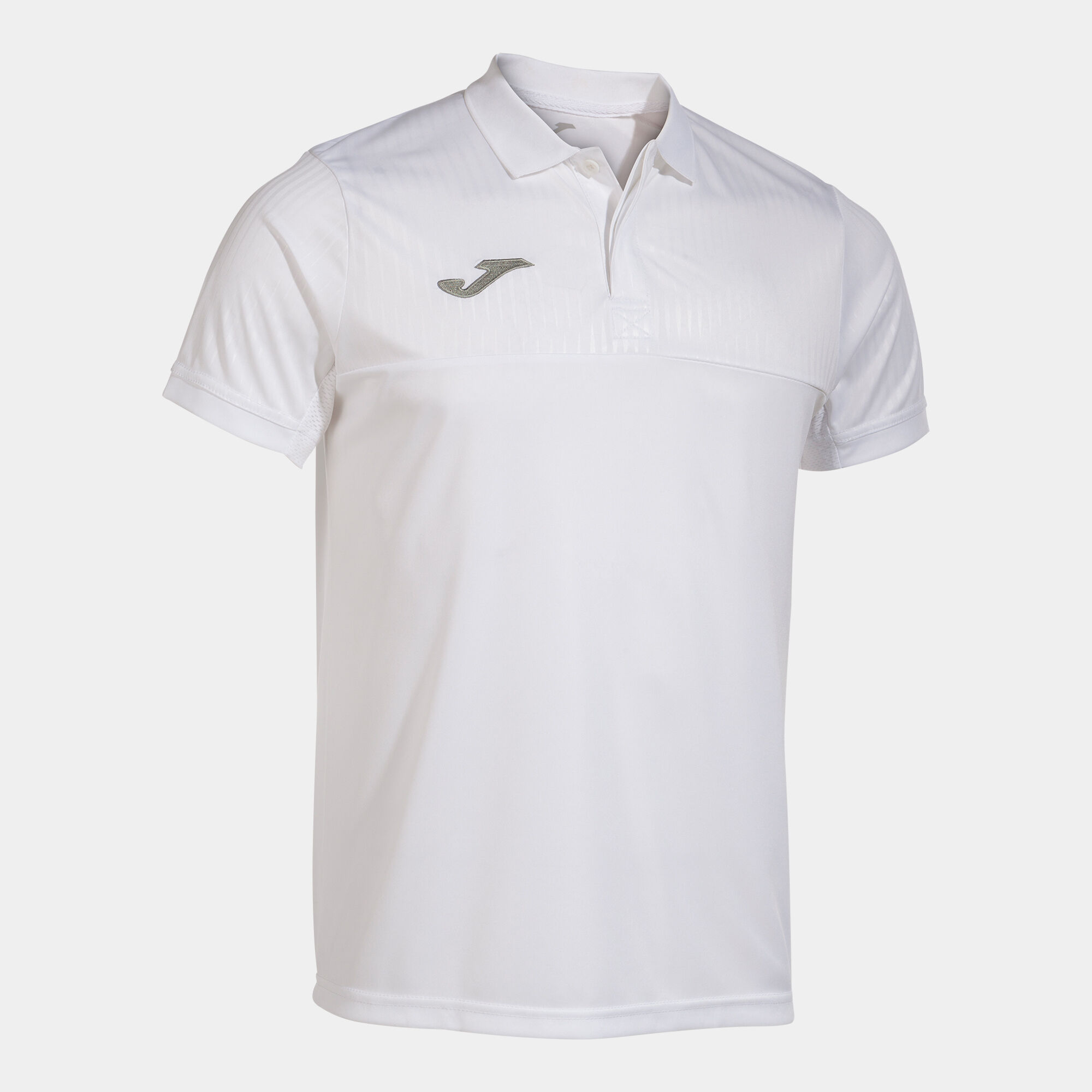 Polo shirt short-sleeve man Montreal white