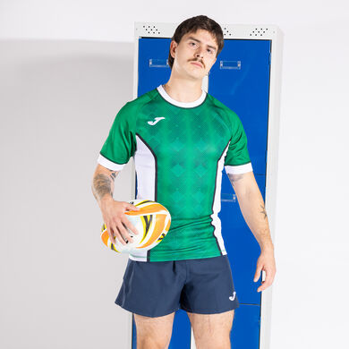 Camiseta manga corta hombre Myskin III verde blanco