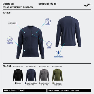 Polar fleece man Explorer black