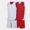 Set unisex Kansas rojo blanco