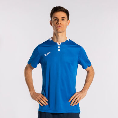 Maglia a manica corta uomo Gold IV blu reale bianco
