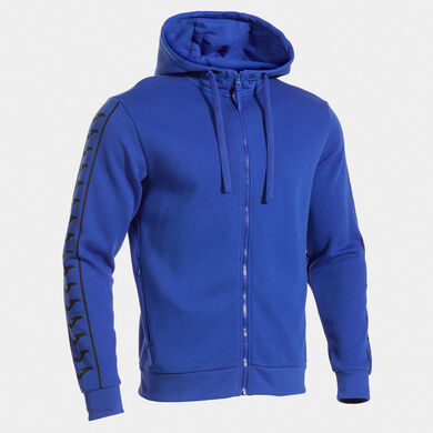 Veste à capuche homme Icono Street bleu roi noir