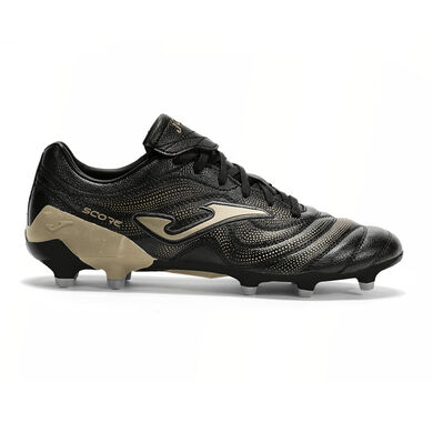 Chaussures football Score Cup 26 terrain ferme FG noir