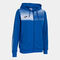 Giacca con cappuccio donna Eco Supernova blu reale bianco