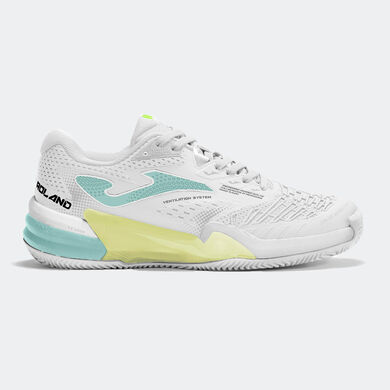 Chaussures Roland Lady 25 terre battue femme blanc