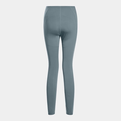 Long tights woman Indoor Gym blue orange