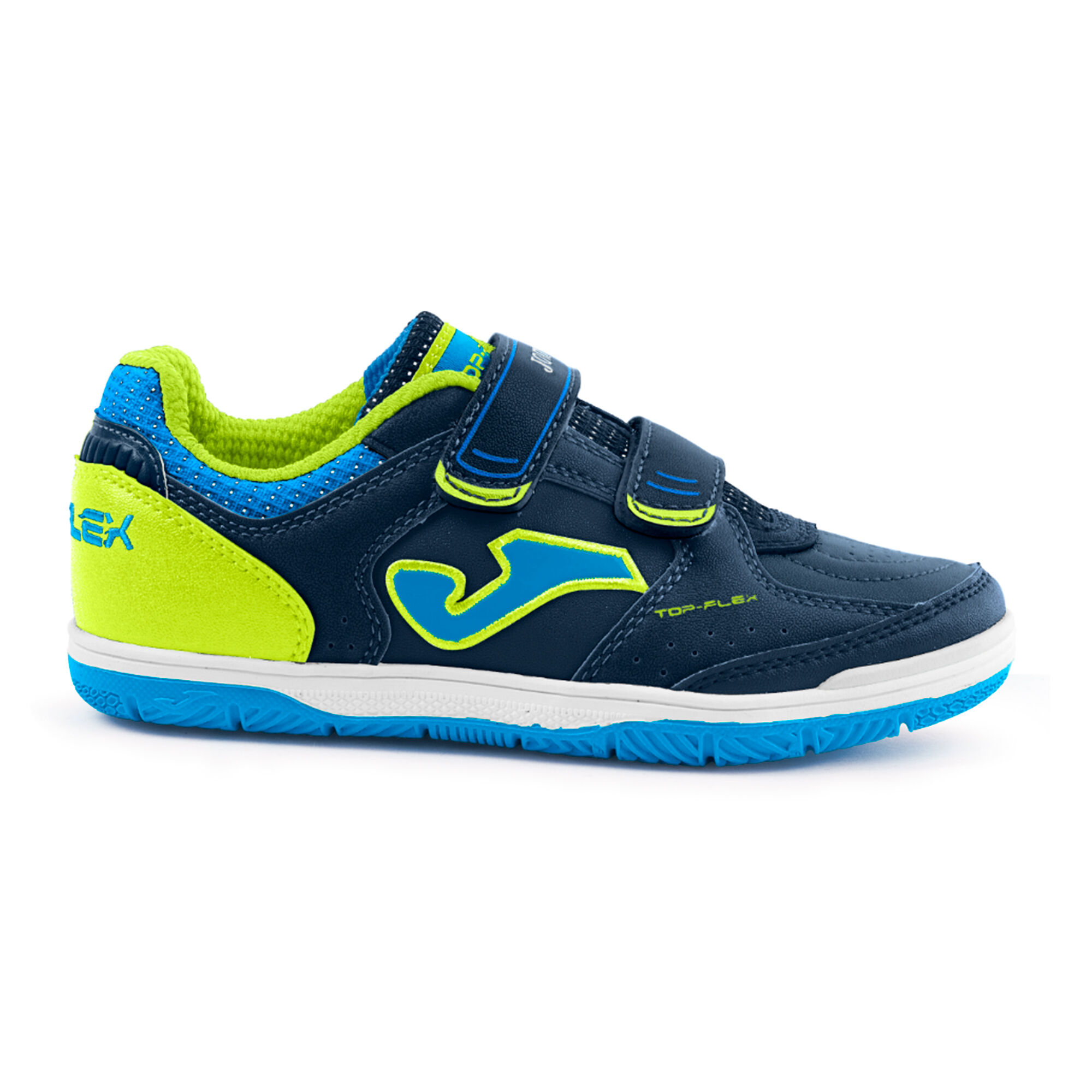Futsal shoes Top Flex Jr 23 indoor junior navy blue yellow