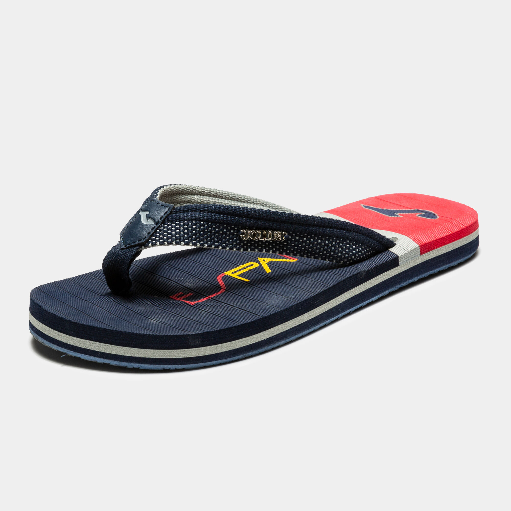 CASUAL FLIP-FLOPS PLAYA SPANISH OLYMPIC COMMITTEE WOMAN NAVY BLUE RED