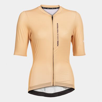 Shirt short sleeve woman Crono light brown
