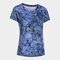 Shirt short sleeve woman R-NATURE blue