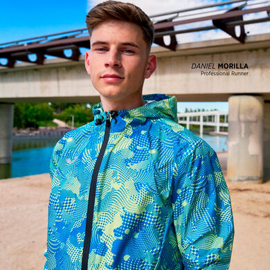 Rainjacket man R-City London lime