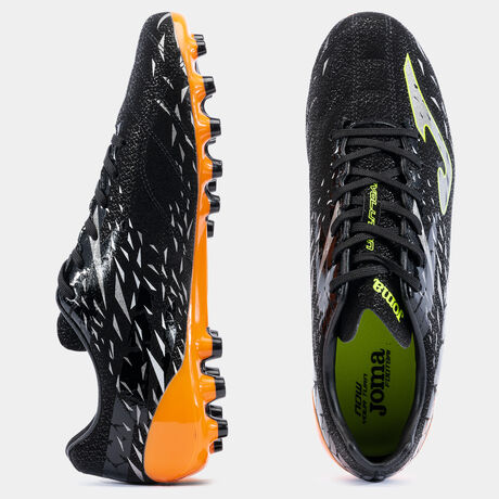 Puma Rapido III AG - Negro - Botas Fútbol Niños