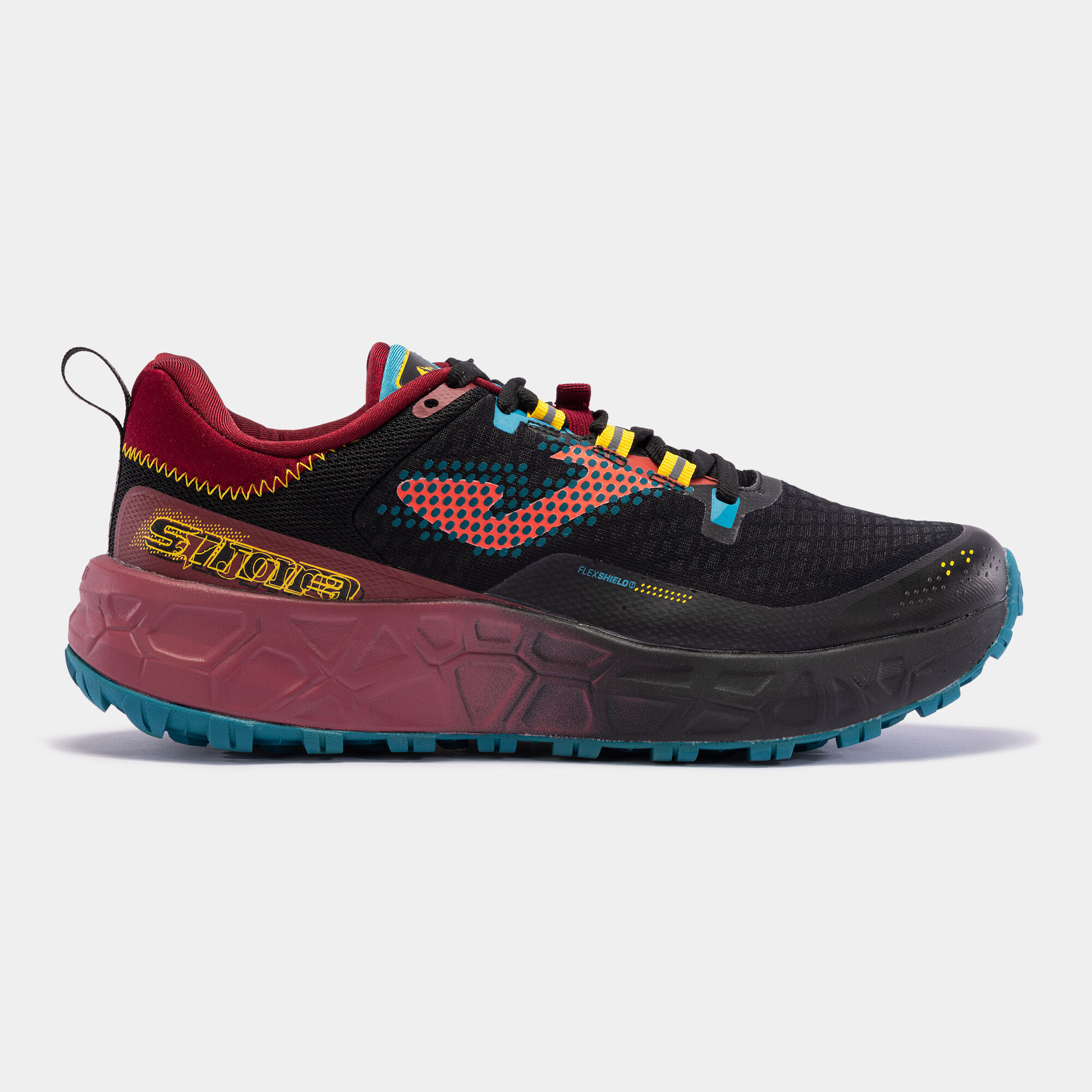 Trail-running shoes Tk.Sima 23 man dark gray maroon