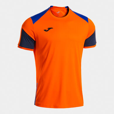 Maillot manches courtes homme Danubio orange noir