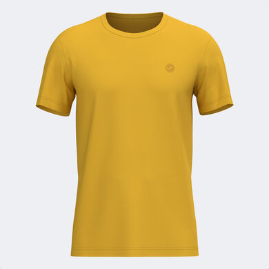 T-shirt manga curta homem Indoor Gym amarelo