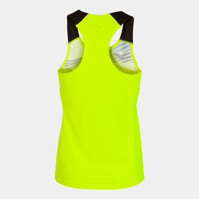 Canottiera donna Elite X giallo fluorescente nero