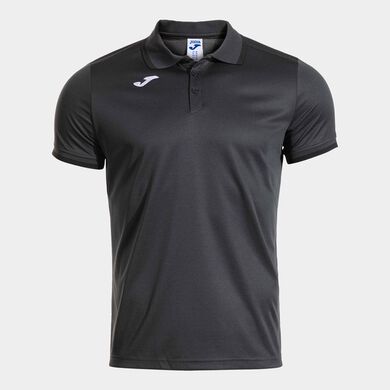 Polo shirt short-sleeve man Combi Premium dark gray black