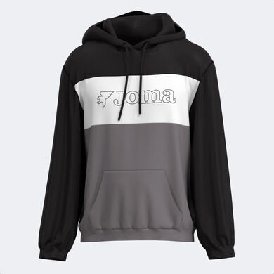 Felpa con cappuccio uomo Mimetic nero bianco grigio scuro