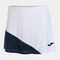 Skirt woman Montreal white navy blue