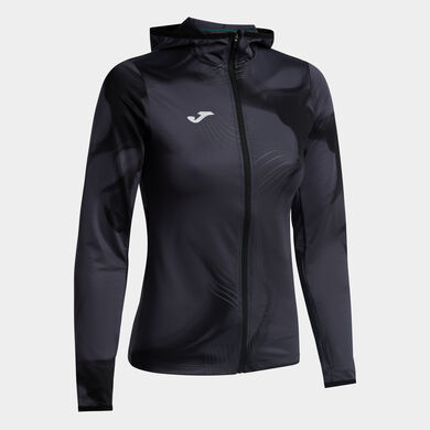 Hooded jacket woman R-Night dark gray