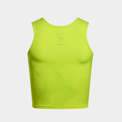 D&eacute;bardeur sans manches femme R-Night jaune fluo
