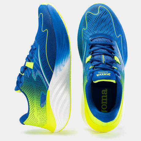 Zapatillas running R.Podium 23 hombre royal amarillo