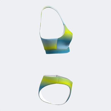Bikini damă Santa Mónica II albastru verde