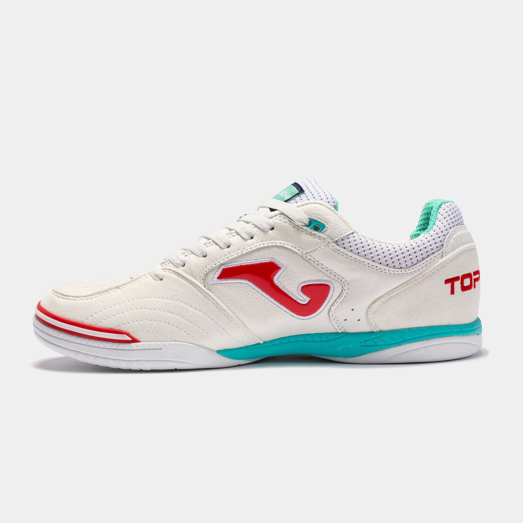 FUTSAL SHOES TOP FLEX 22 INDOOR WHITE TURQUOISE