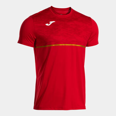 Kurzarmshirt mann Record III rot