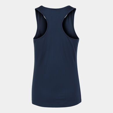 SCHULTERRIEMEN-SHIRT FRAU TORNEO MARINEBLAU