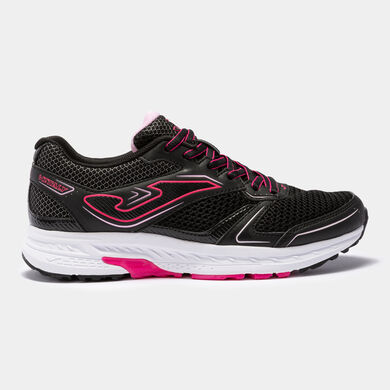 Zapatillas running VItaly 22 mujer negro fucsia