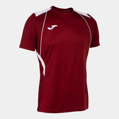 Camiseta manga corta hombre Championship VII burdeos blanco