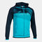 Veste à capuche homme Supernova II turquoise fluo bleu marine