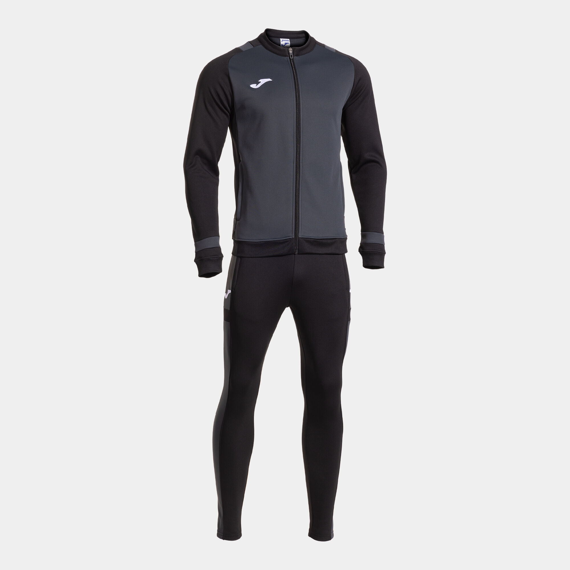 Tracksuit man Lider dark gray black | JOMA®