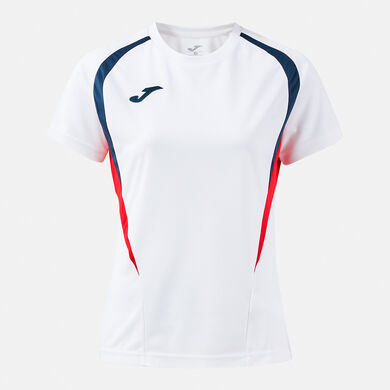 Camiseta manga corta mujer Championship 20 blanco dark navy