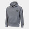 Hanorac cu gluga junior Stripe gri melanj