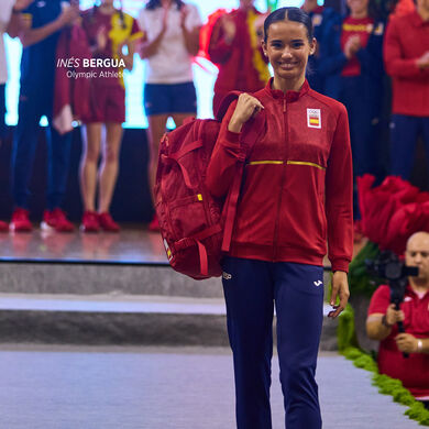 Tracksuit away kit leisure Spanish Olympic Committee woman