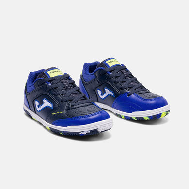 Zapatillas f&uacute;tbol sala Top Flex Jr 26 indoor junior marino amarillo