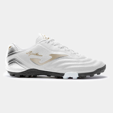 Botas fútbol Aguila 22 moqueta - turf blanco