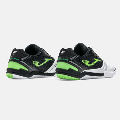 Sapatilhas futsal Dribling 26 indoor branco preto