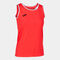 T-shirt de alça mulher Break coral fluorescente