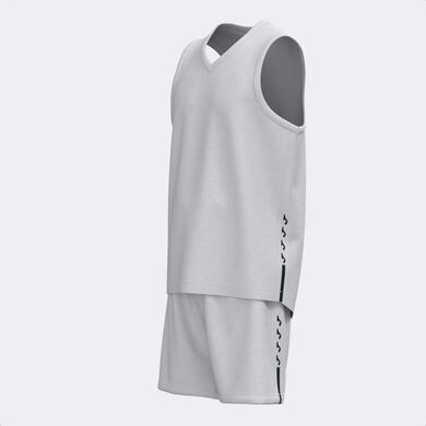 Set hombre Olimpiada basket gris melange negro