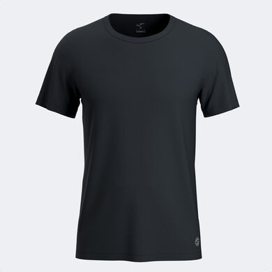Camiseta manga corta hombre Indoor gym negro