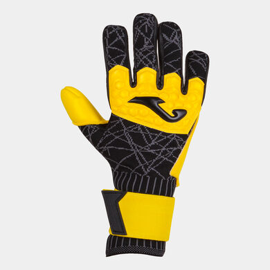 Guantes portero fútbol Area 360 amarillo flúor negro